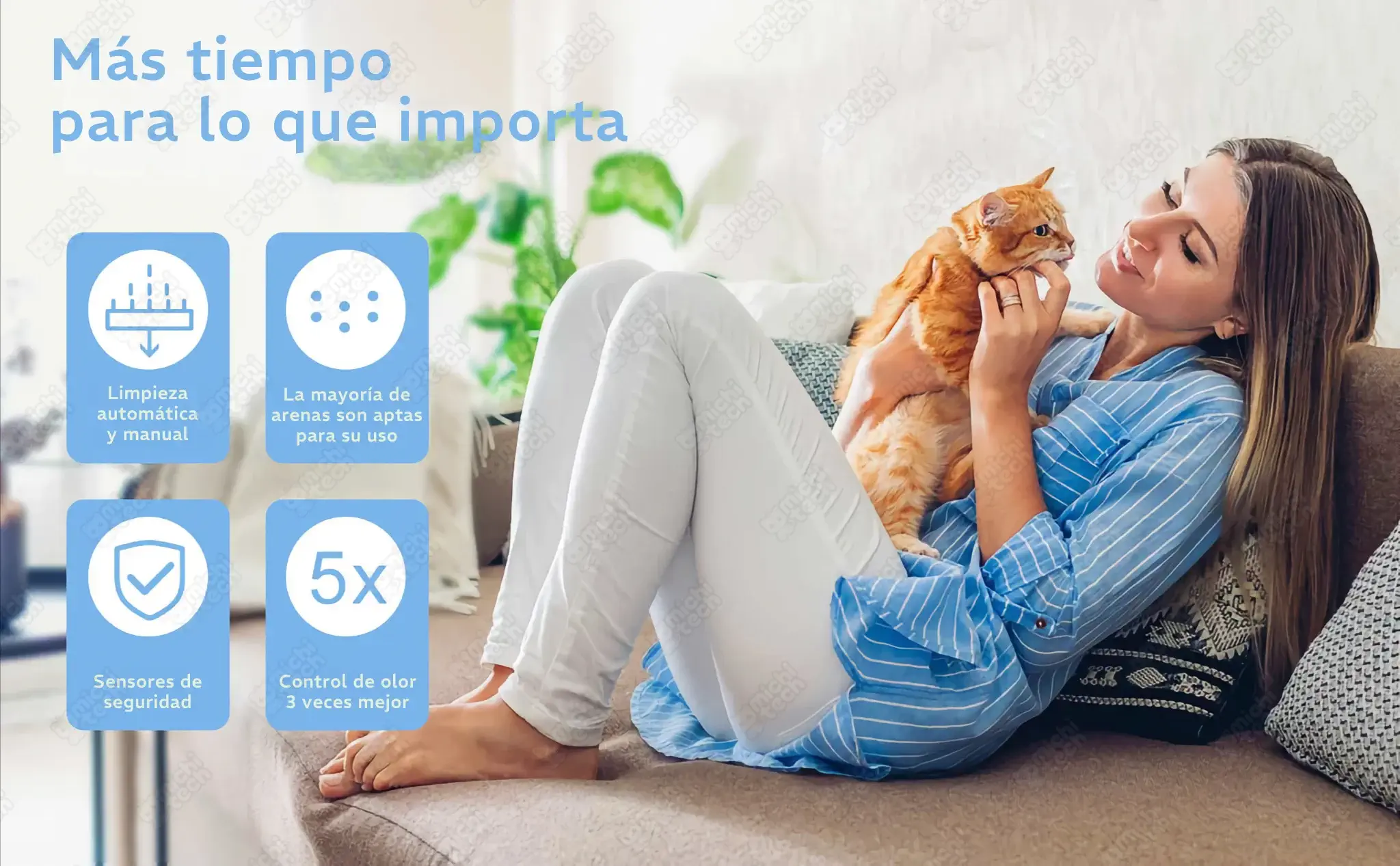 Arenero Automático MichiTech Clean Air para Gatos Arenero_Automatico_MichiTech_Clean_Air_Gatos.02 - 🚽 Arenero Automático MichiTech Clean Air para Gatos - Limpieza Inteligente