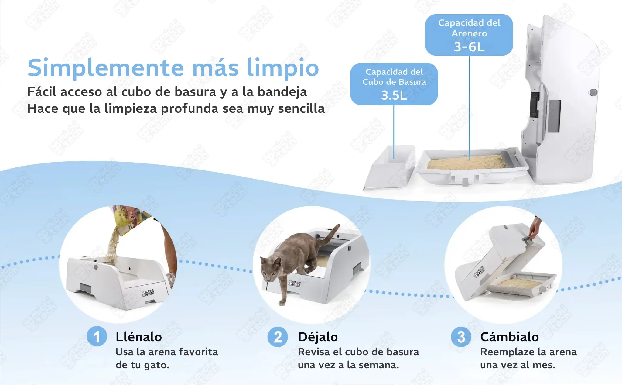 Arenero Automático MichiTech Clean Air para Gatos Arenero_Automatico_MichiTech_Clean_Air_Gatos.03 - 🚽 Arenero Automático MichiTech Clean Air para Gatos - Limpieza Inteligente