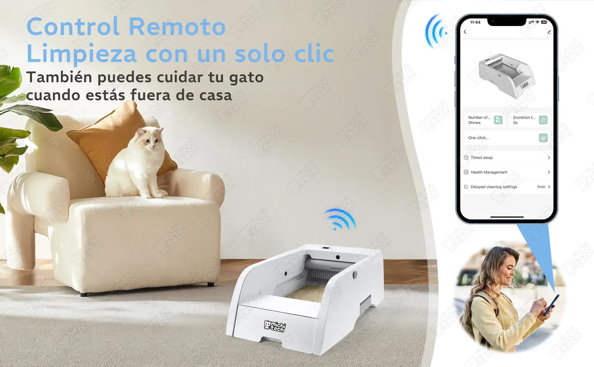 Arenero Automático MichiTech Clean Air para Gatos Arenero_Automatico_MichiTech_Clean_Air_Gatos.04 - 🚽 Arenero Automático MichiTech Clean Air para Gatos - Limpieza Inteligente