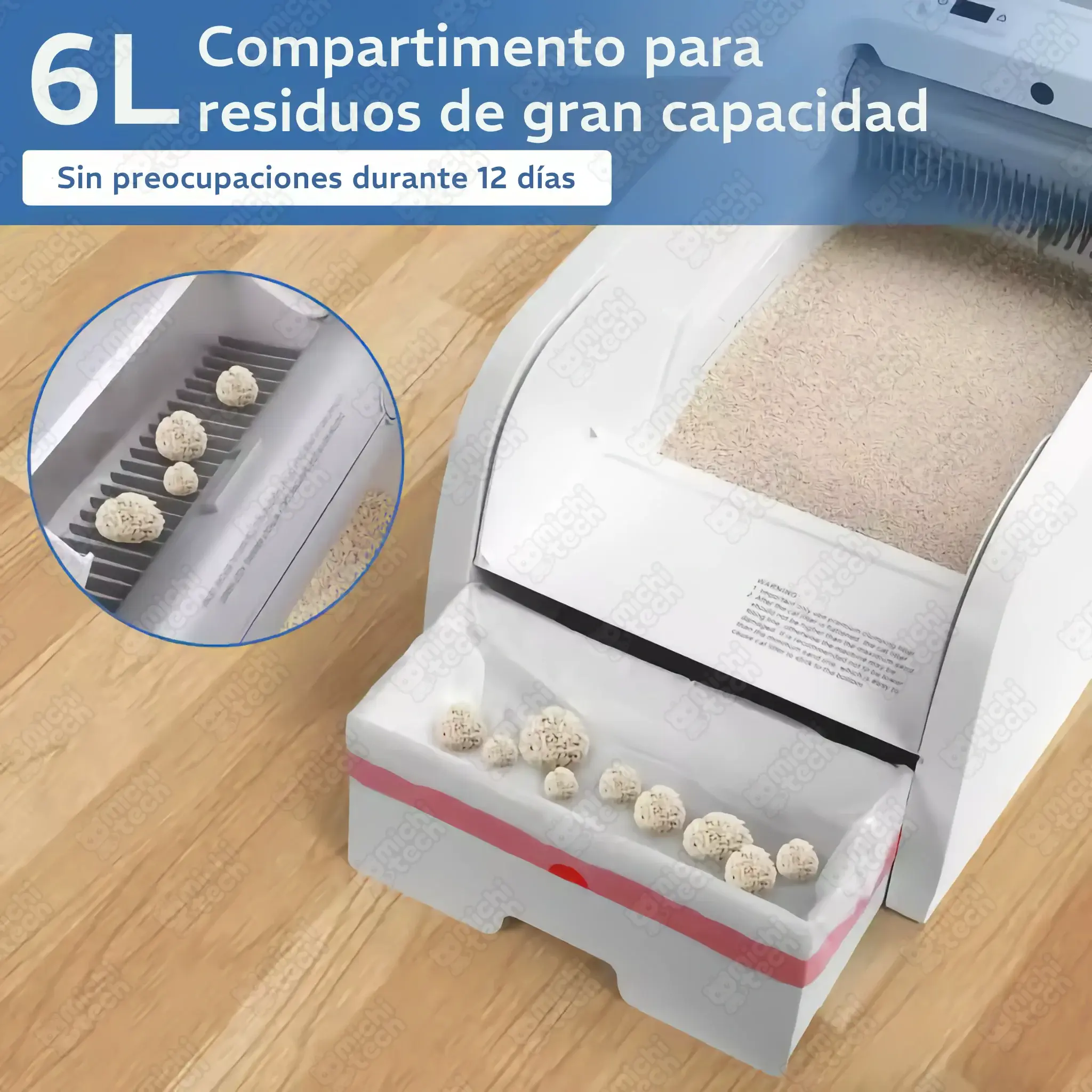 Arenero Automático MichiTech Clean Air para Gatos Arenero_Automatico_MichiTech_Clean_Air_Gatos.06 - 🚽 Arenero Automático MichiTech Clean Air para Gatos - Limpieza Inteligente