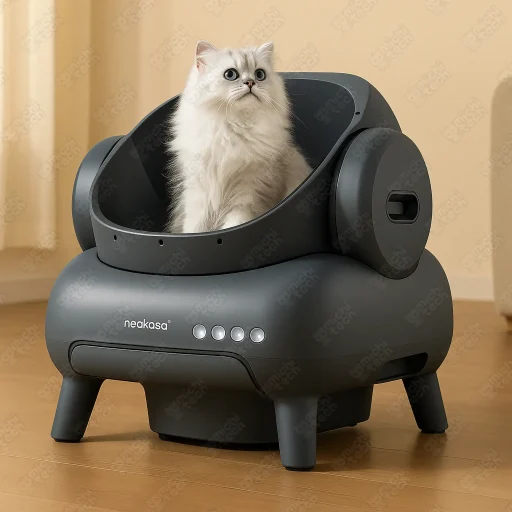 Arenero_Automatico_Neakasa_M1_Gatos.01 - 🚽 Arenero Automático Neakasa M1 con App y Tapa Abierta