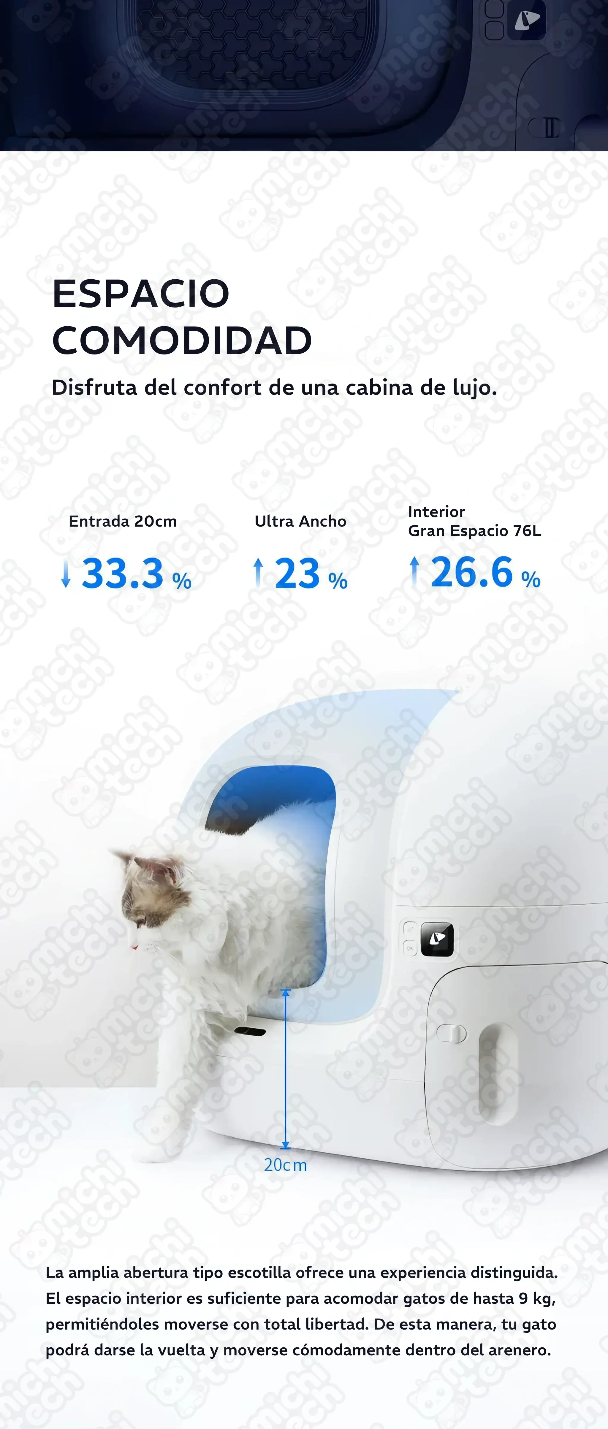 Arenero Automático PetKit Pura Max 2 para Gatos Arenero_Automatico_PetKit_Pura_Max_2_Gatos.03 - 🚽 Arenero Automático PetKit Pura Max 2 con App y Desodorizador