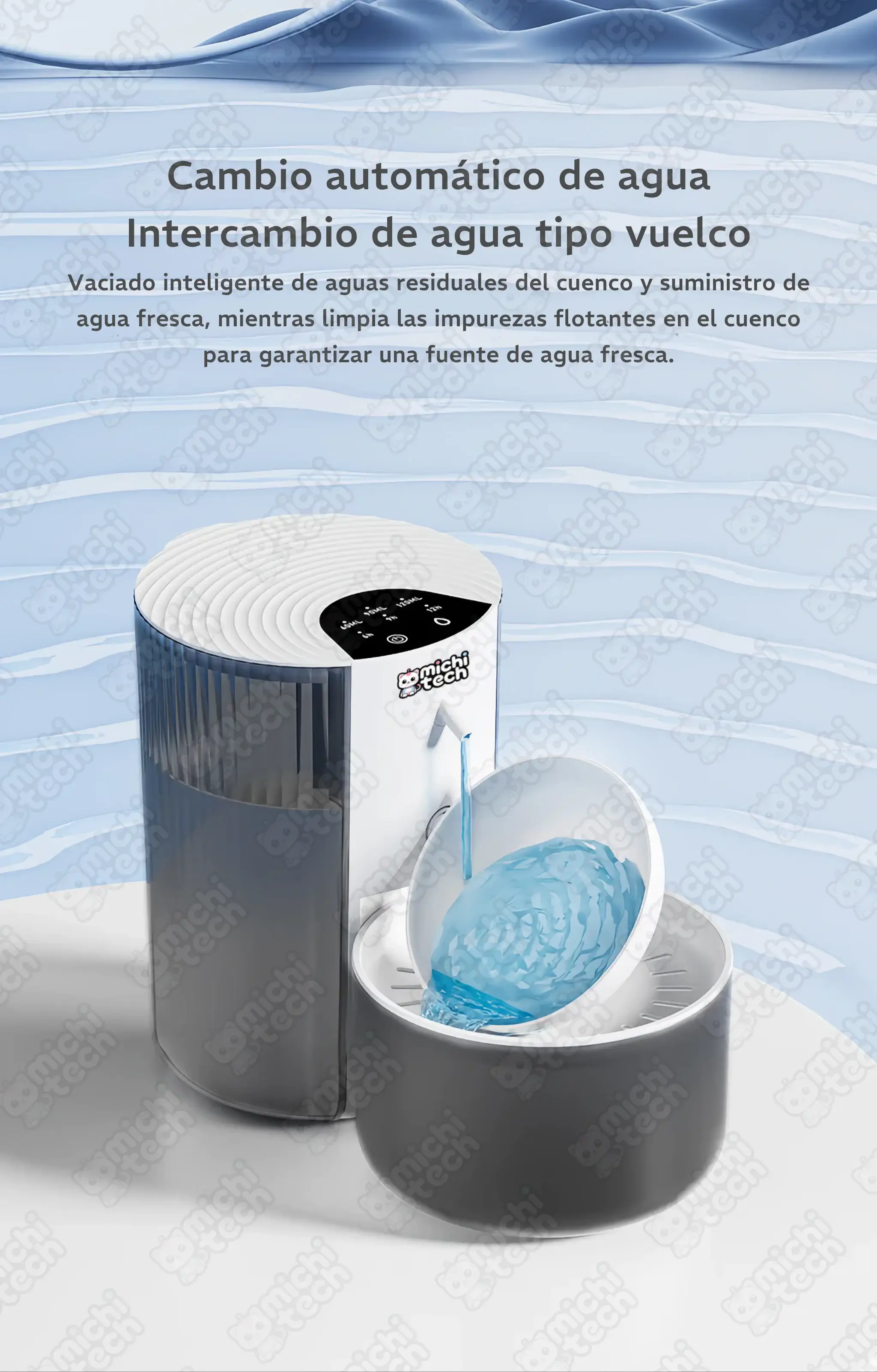 Bebedero Automático 3L MichiTech para Gatos Bebedero_Automatico_3L_MichiTech_Gatos.04 - 🥣 Bebedero Automático MichiTech 3L para Gatos sin Cables