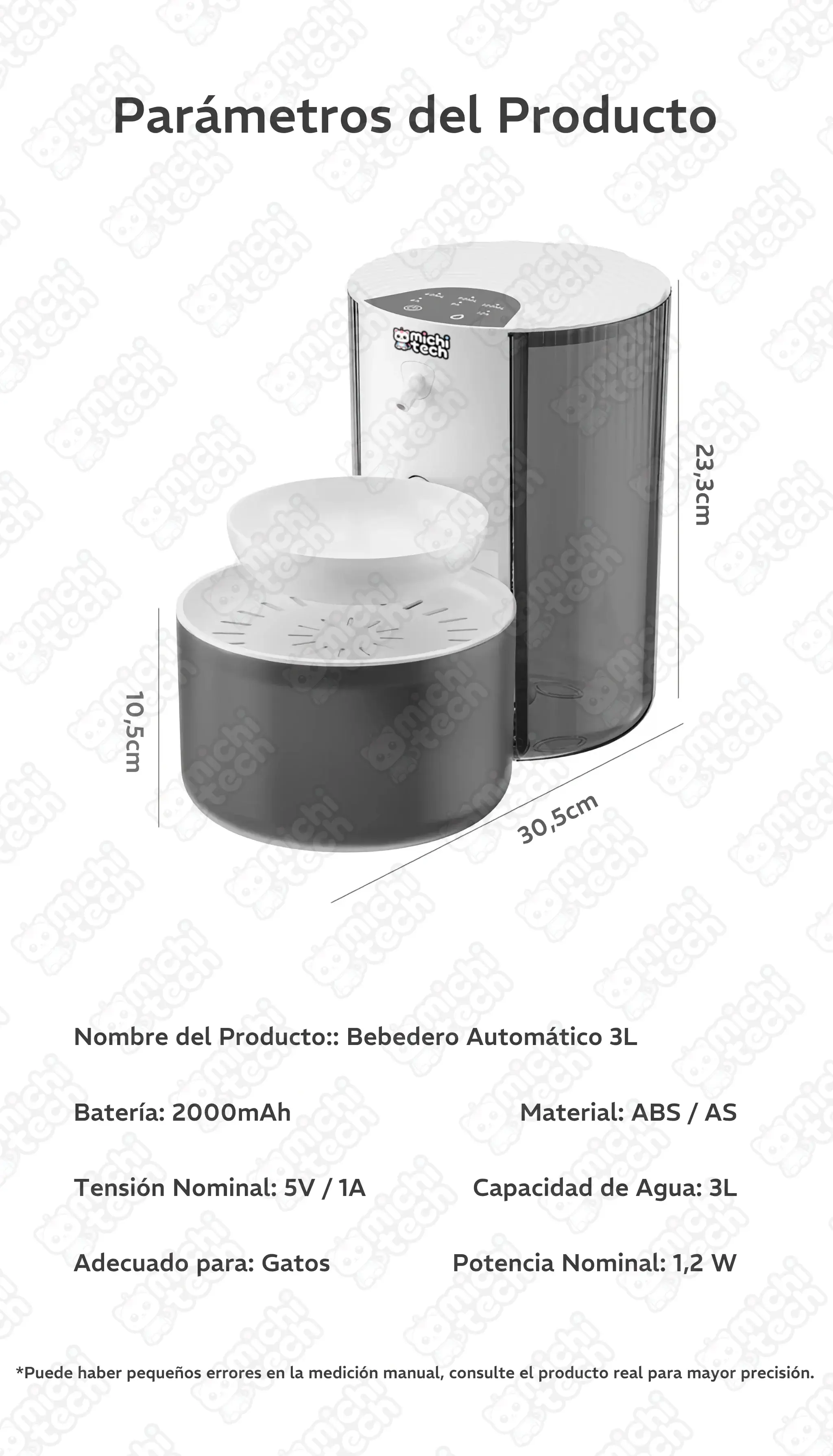 Bebedero Automático 3L MichiTech para Gatos Bebedero_Automatico_3L_MichiTech_Gatos.15 - 🥣 Bebedero Automático MichiTech 3L para Gatos sin Cables