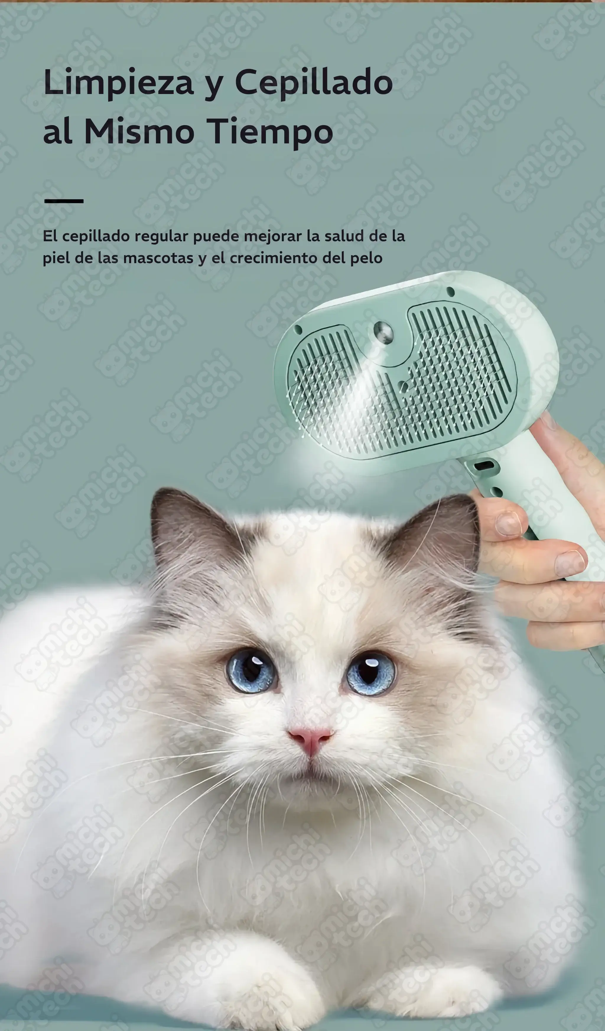 Cepillo con Vapor y Expulsor de Pelo MichiTech para Gatos Cepillo_Vapor_Expulsor_Pelo_MichiTech_Gatos.14 - 🪮 Cepillo con Vapor y Expulsor de Pelo MichiTech para Gatos