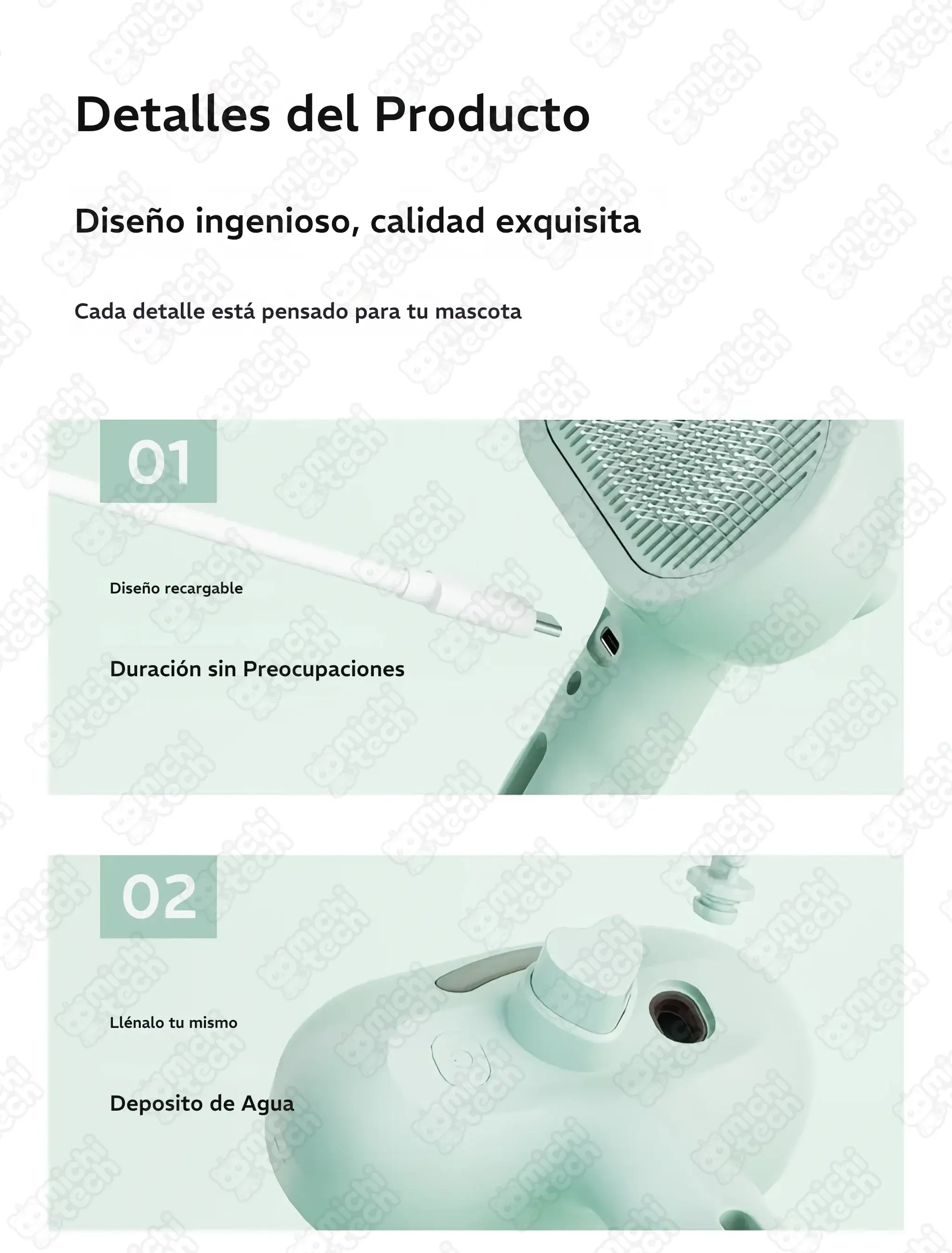 Cepillo con Vapor y Expulsor de Pelo MichiTech para Gatos Cepillo_Vapor_Expulsor_Pelo_MichiTech_Gatos.16 - 🪮 Cepillo con Vapor y Expulsor de Pelo MichiTech para Gatos