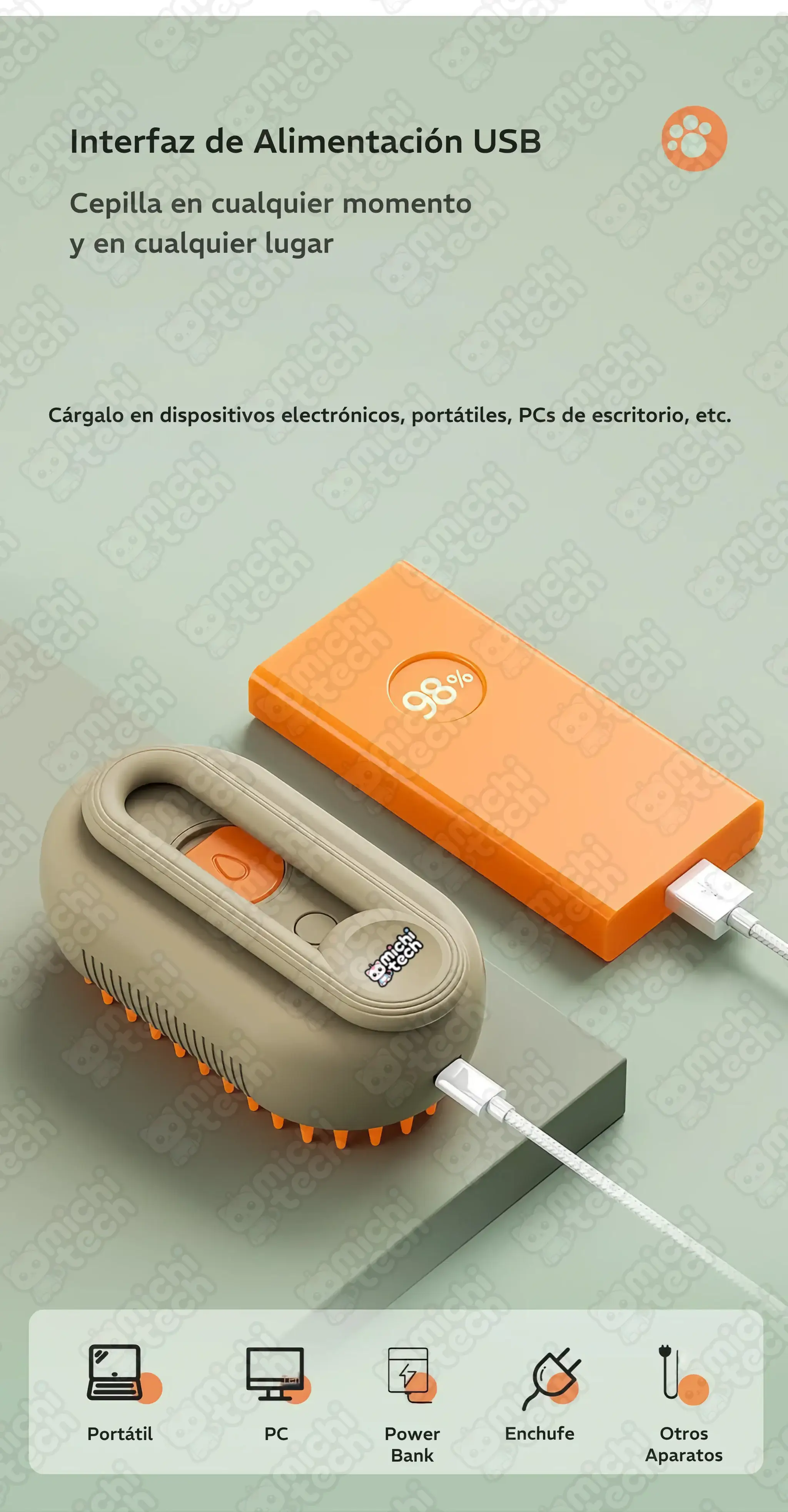 Cepillo con Vapor MichiTech para Gatos Cepillo_Vapor_MichiTech_Gatos.09 - 🪮 Cepillo con Vapor MichiTech para Gatos - Cepilla, Limpia y Masajea