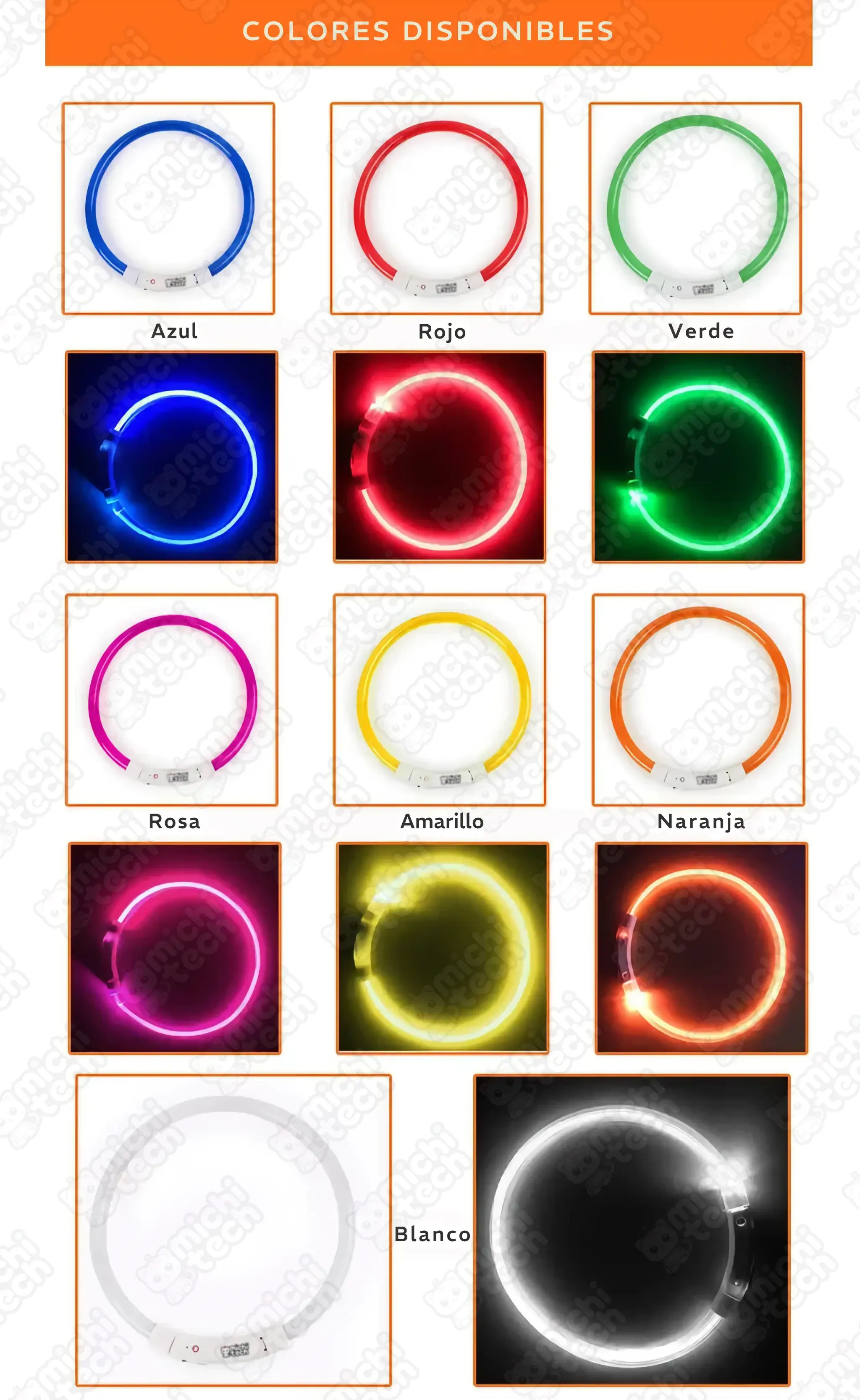 Collar Luminoso MichiTech para Gatos Collar_Luminoso_MichiTech_Gatos.11 - 🎶 Juguete Pelota Peluche con Sonido MichiTech para Gatos