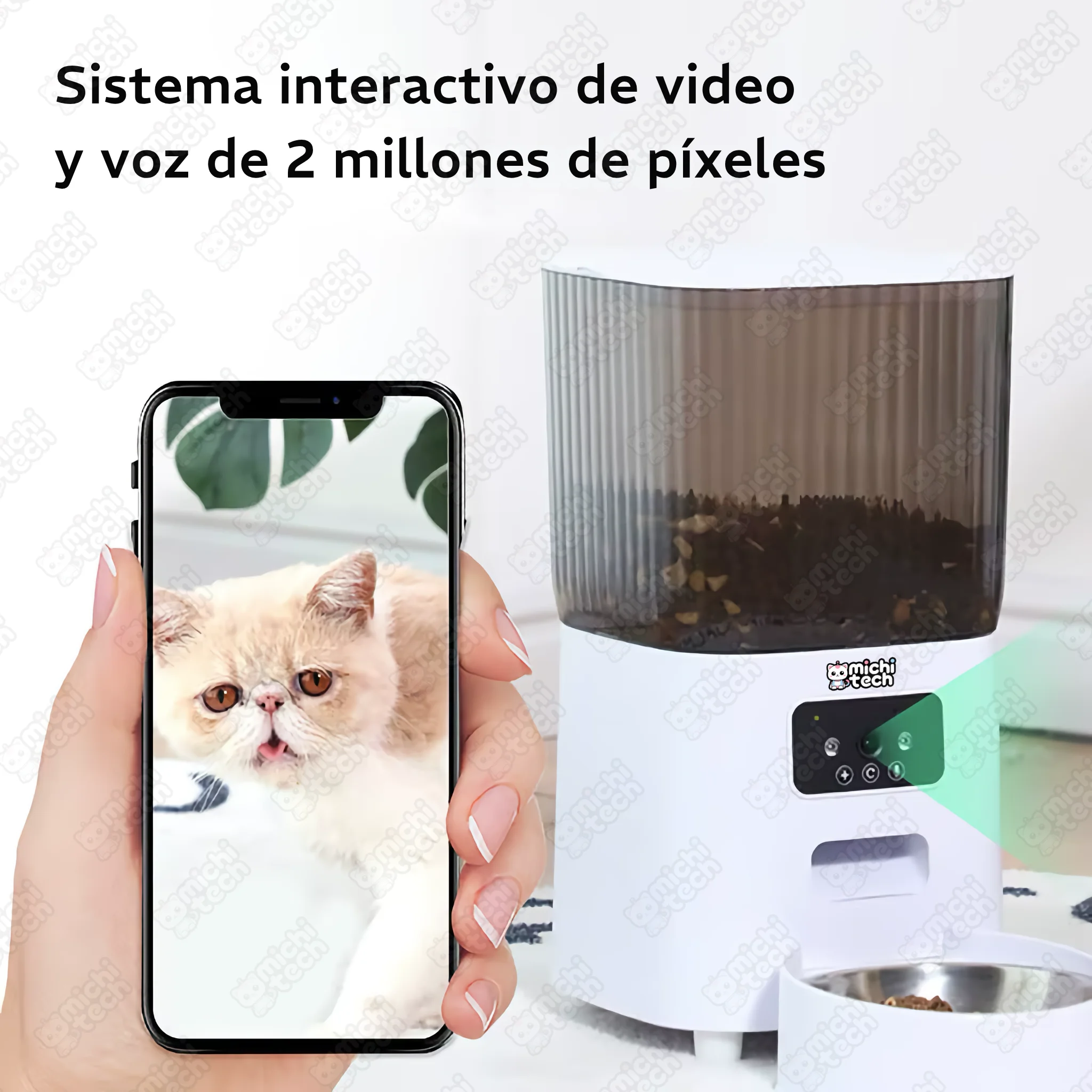 Comedero_Automatico_5L_MichiTech_Gatos.05 - 🥣 Comedero Automático MichiTech 5L con Cámara y Control por App