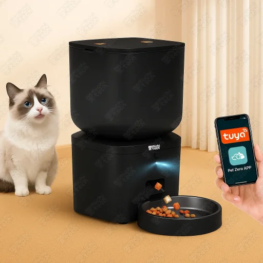 Comedero_Automatico_8L_MichiTech_Gatos.01 - 🥣 Comedero Automático MichiTech 8L con Cámara y Voz Bidireccional