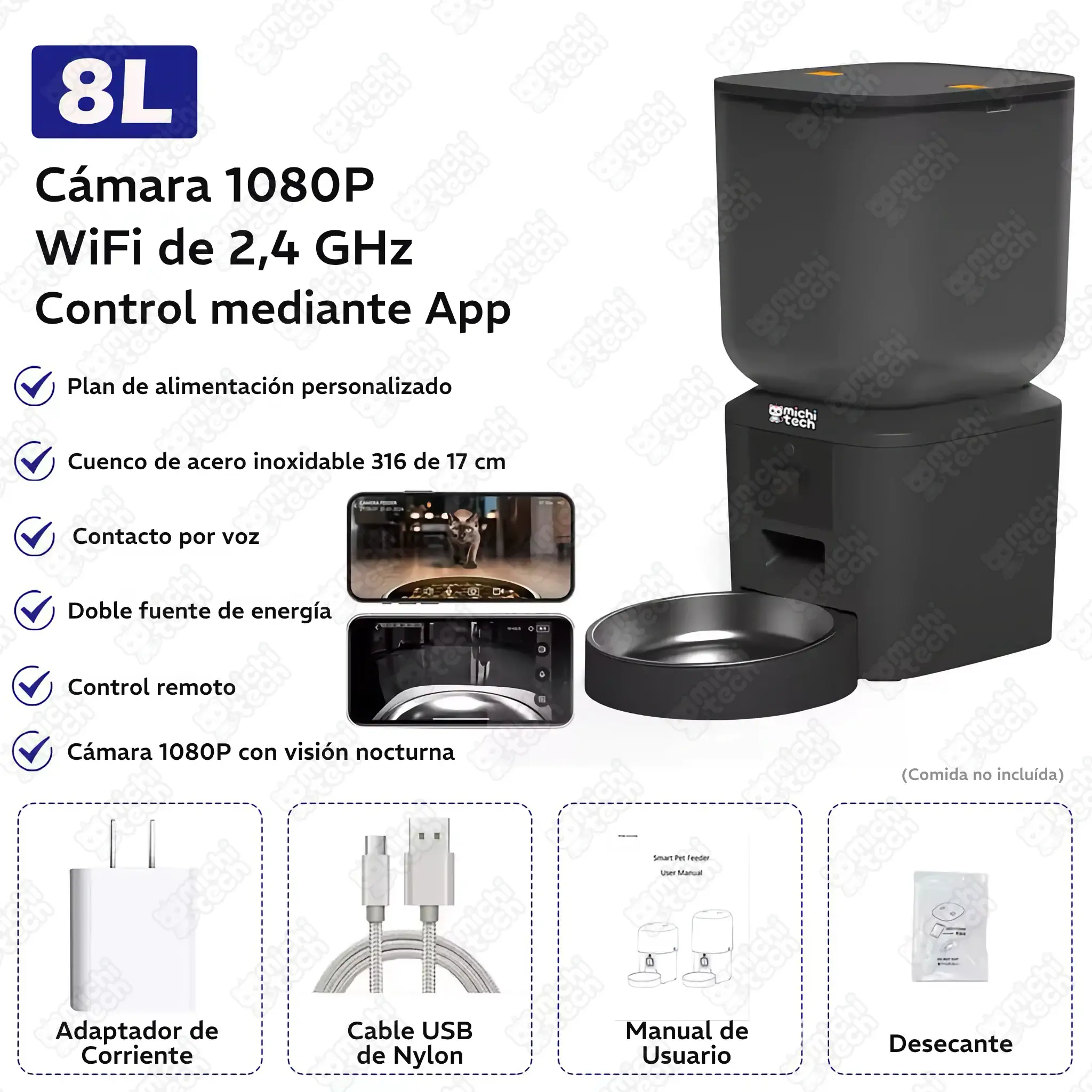 Comedero_Automatico_8L_MichiTech_Gatos.09 - 🥣 Comedero Automático MichiTech 8L con Cámara y Voz Bidireccional