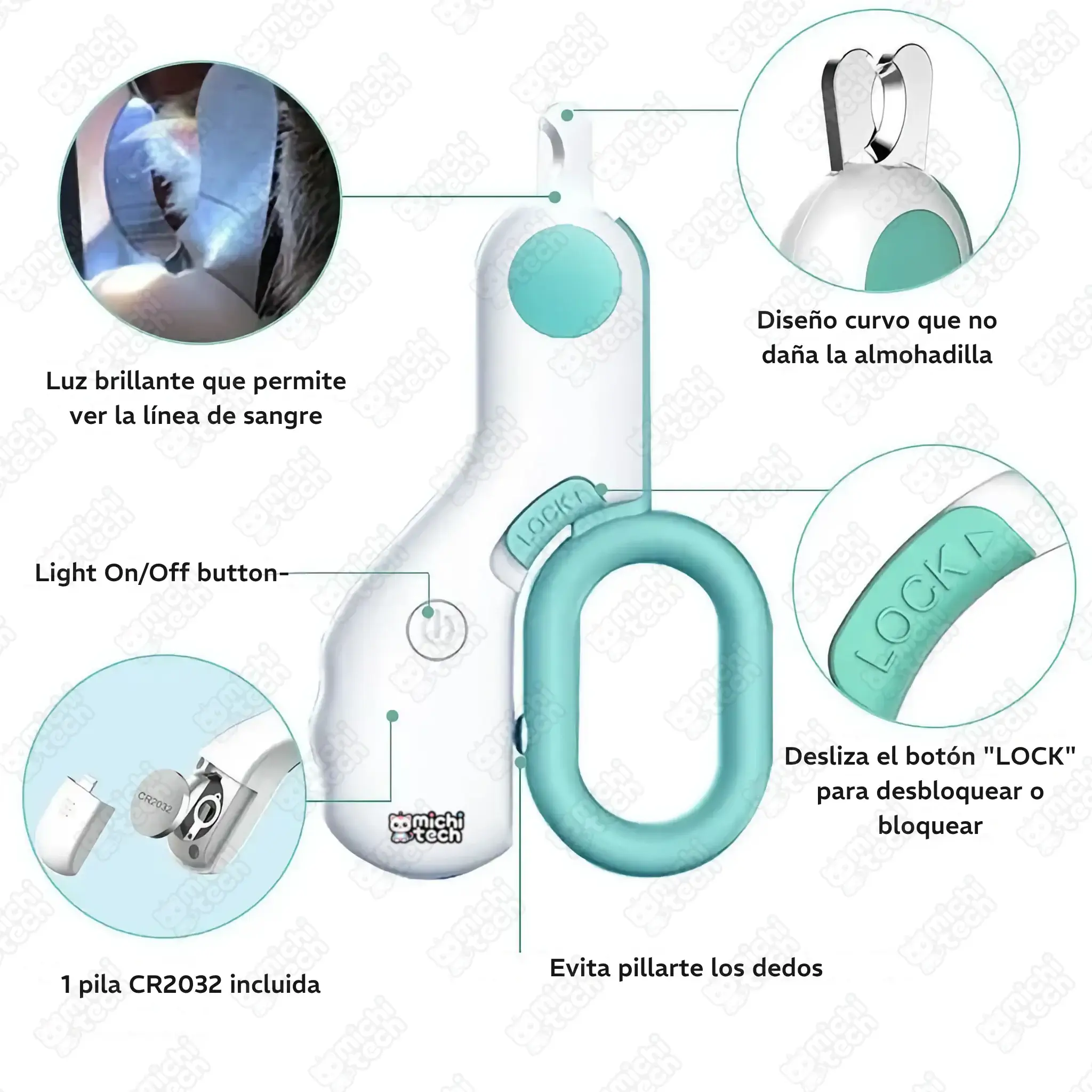 Cortauñas con Luz LED MichiTech para Gatos Cortaunas_Luz_LED_MichiTech_Gatos.07 - ✂️ Cortaúñas con Luz LED MichiTech para Gatos - Corte Preciso y Seguro
