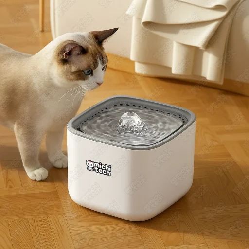 Fuente_3L_MichiTech_Gatos.01 - 🥣 Fuente de Agua 3L MichiTech para Gatos - Silenciosa y Filtrada