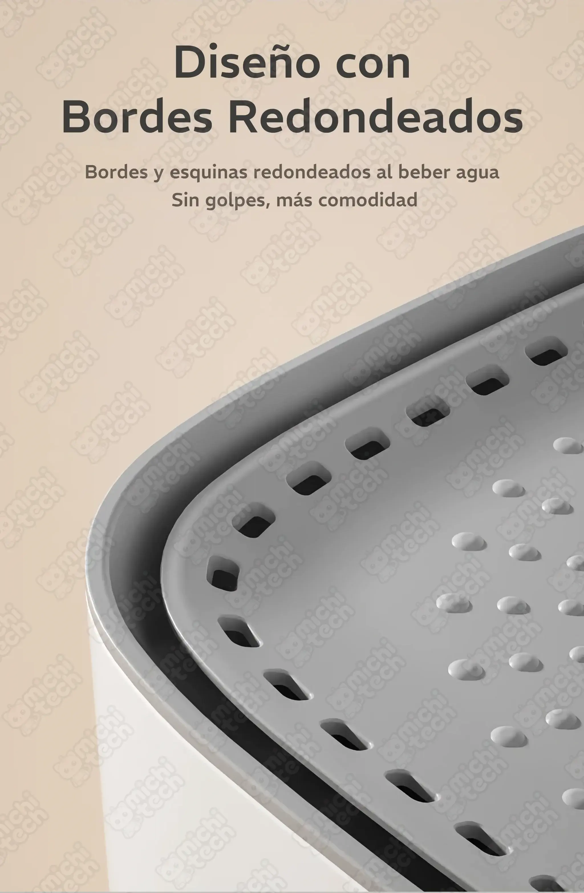 Fuente 3L MichiTech para Gatos Fuente_3L_MichiTech_Gatos.11 - 🥣 Fuente de Agua 3L MichiTech para Gatos - Silenciosa y Filtrada