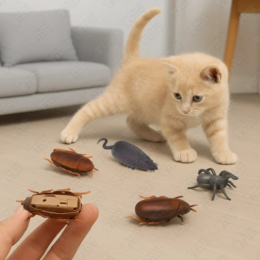 Juguete_Bicho_Interactivo_MichiTech_Gatos.01 - 🐞 Juguete Bicho Interactivo MichiTech para Gatos - Movimiento Automático