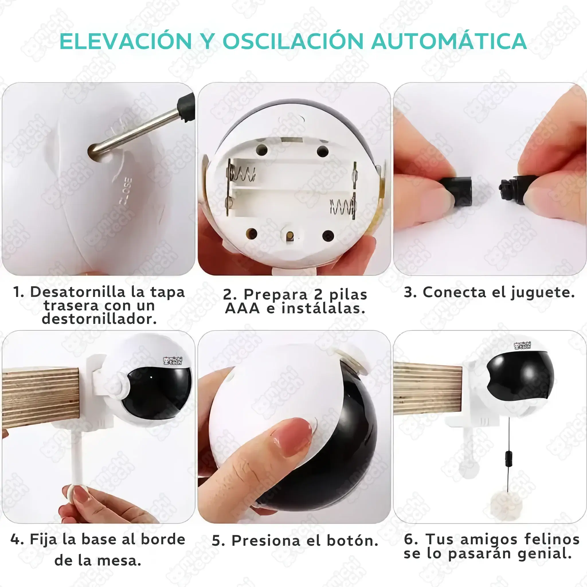 Juguete_Bola_Interactiva_MichiTech_Gatos.06 - 🎾 Juguete Bola Interactiva MichiTech para Gatos - Diversión asegurada