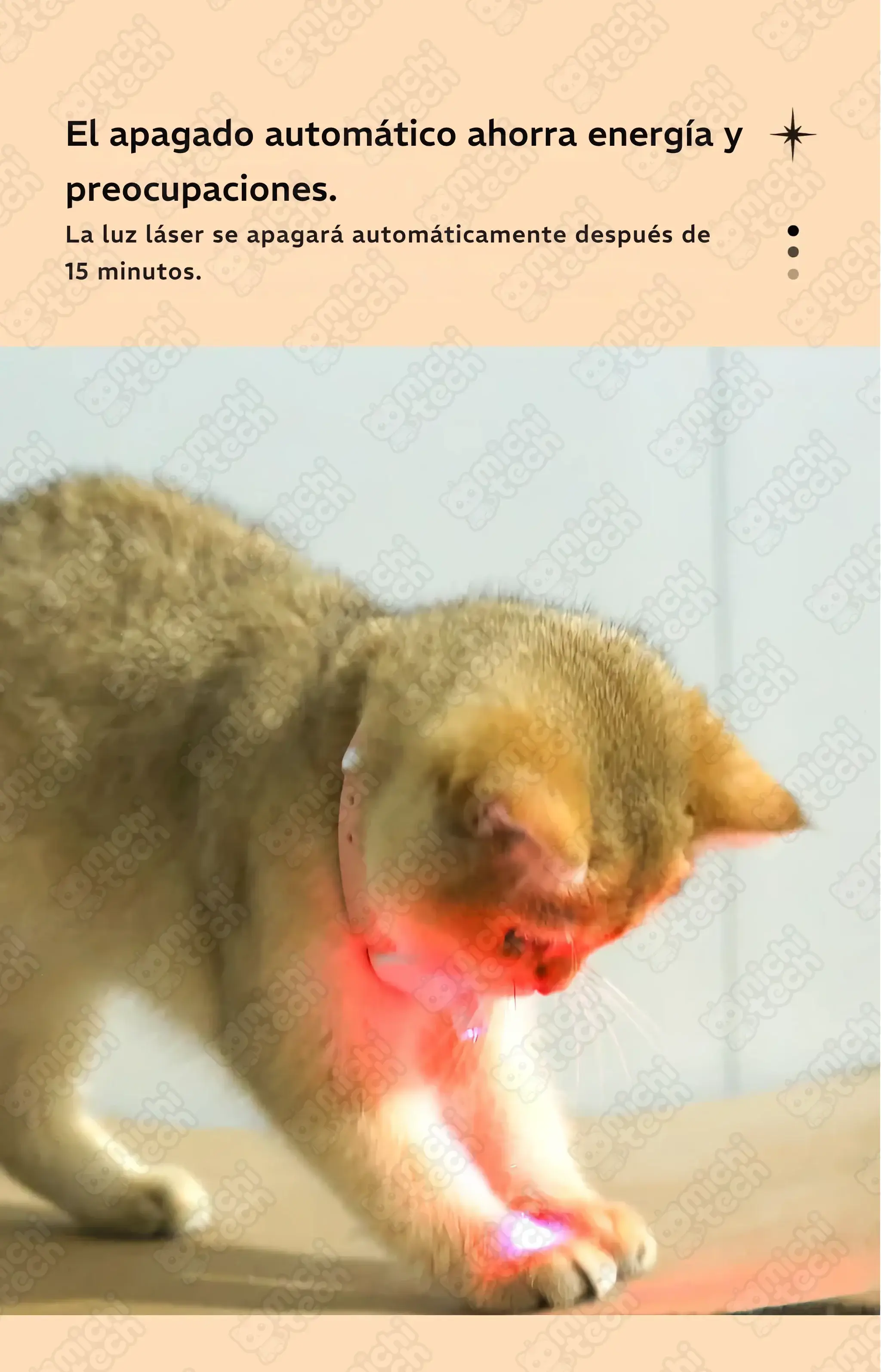 Juguete Collar con Láser MichiTech para Gatos Juguete_Collar_Laser_MichiTech_Gatos.08 - 🔴 Juguete Collar con Láser MichiTech para Gatos - Horas de diversión