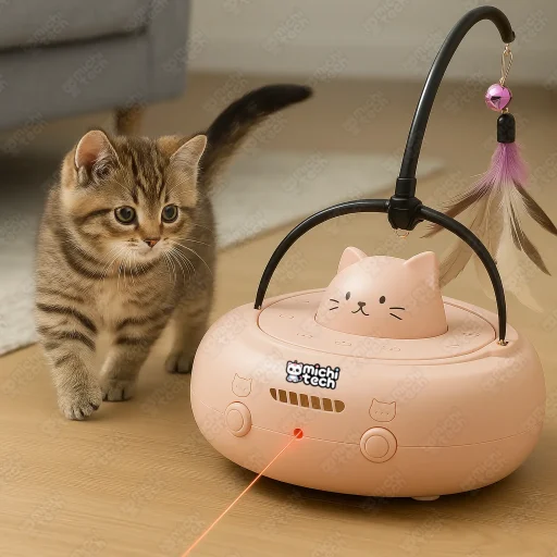Juguete_Interactivo_Laser_Movimiento_MichiTech_Gatos.01 - 🎯 Juguete Interactivo con Láser y Movimiento MichiTech para Gatos