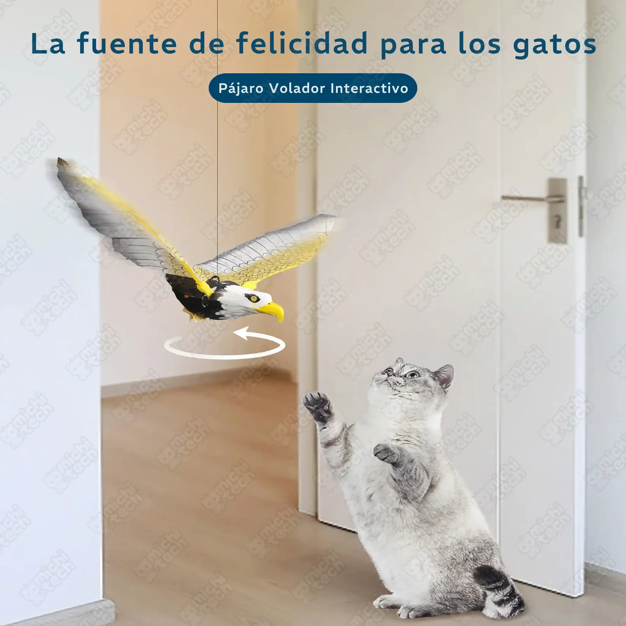 Juguete_Pajaro_Volador_Interactivo_MichiTech_Gatos.04 - 🐦 Juguete Pájaro Volador Interactivo MichiTech para Gatos