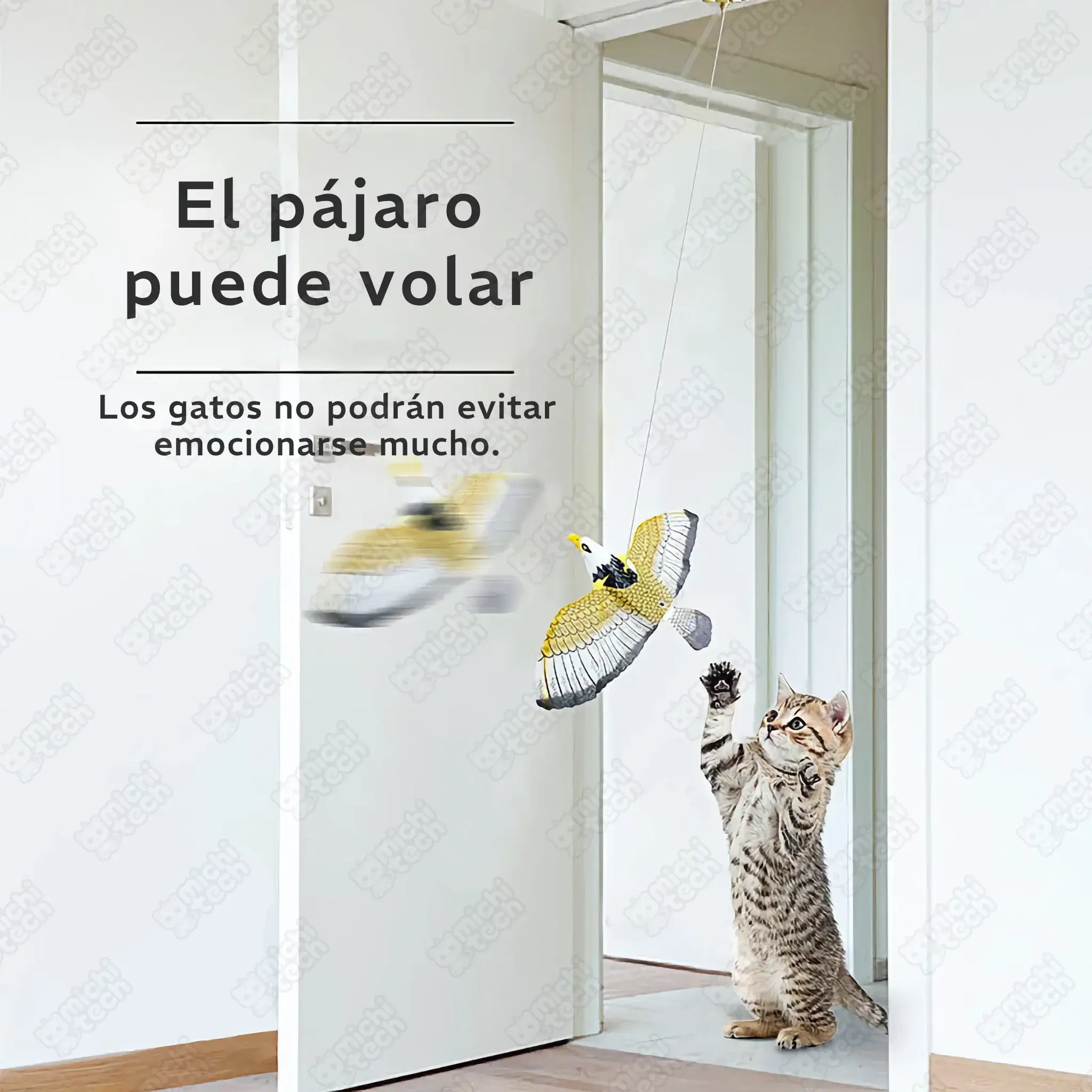 Juguete_Pajaro_Volador_Interactivo_MichiTech_Gatos.05 - 🐦 Juguete Pájaro Volador Interactivo MichiTech para Gatos