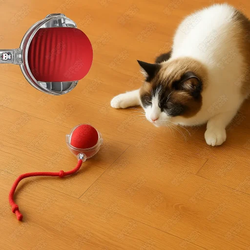 Juguete_Pelota_Interactiva_Cola_MichiTech_Gatos.01 - 🦋 Juguete Cazamariposas Interactivo MichiTech para Gatos