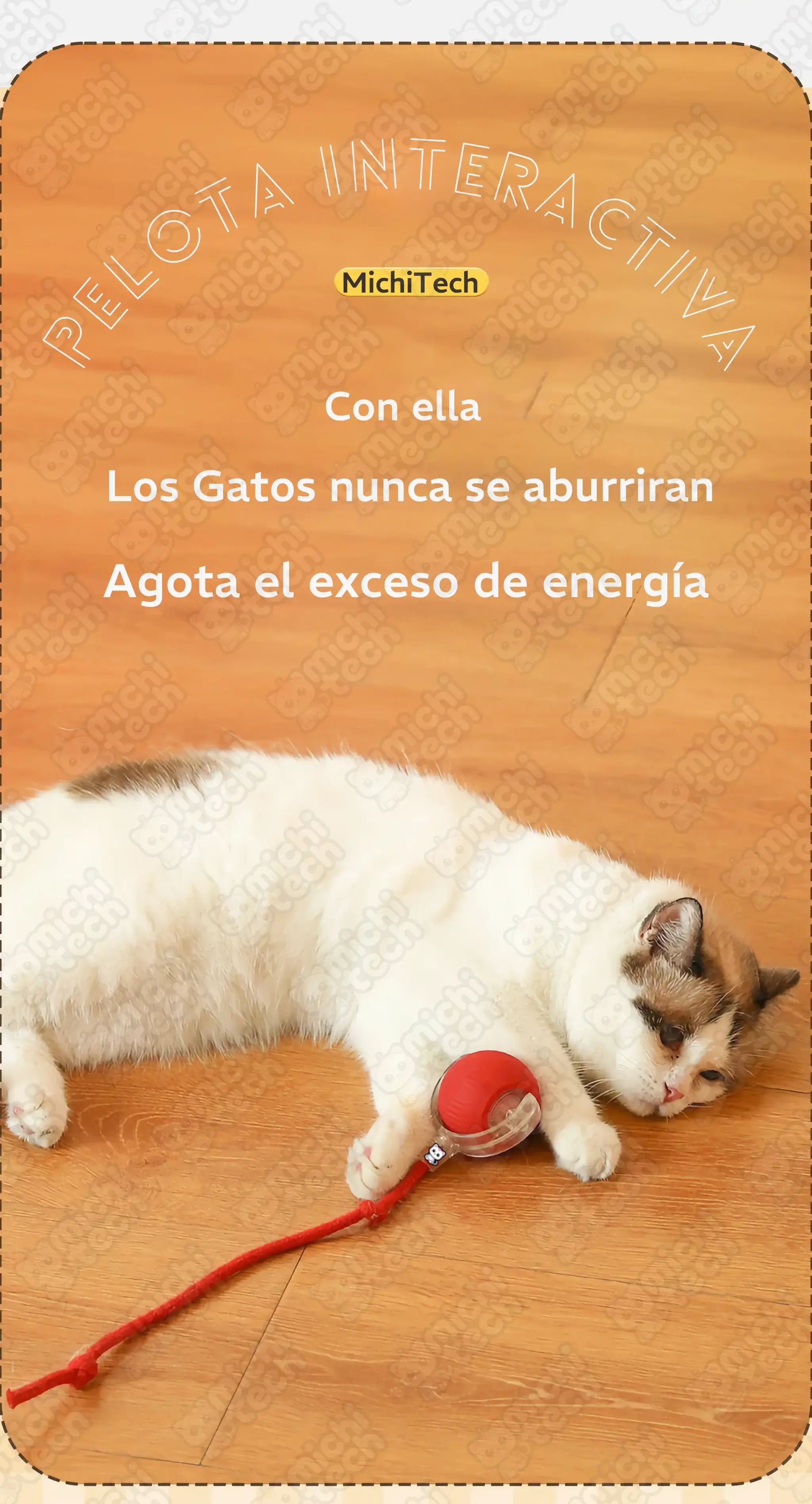 Juguete_Pelota_Interactiva_Cola_MichiTech_Gatos.08 - 🦋 Juguete Cazamariposas Interactivo MichiTech para Gatos