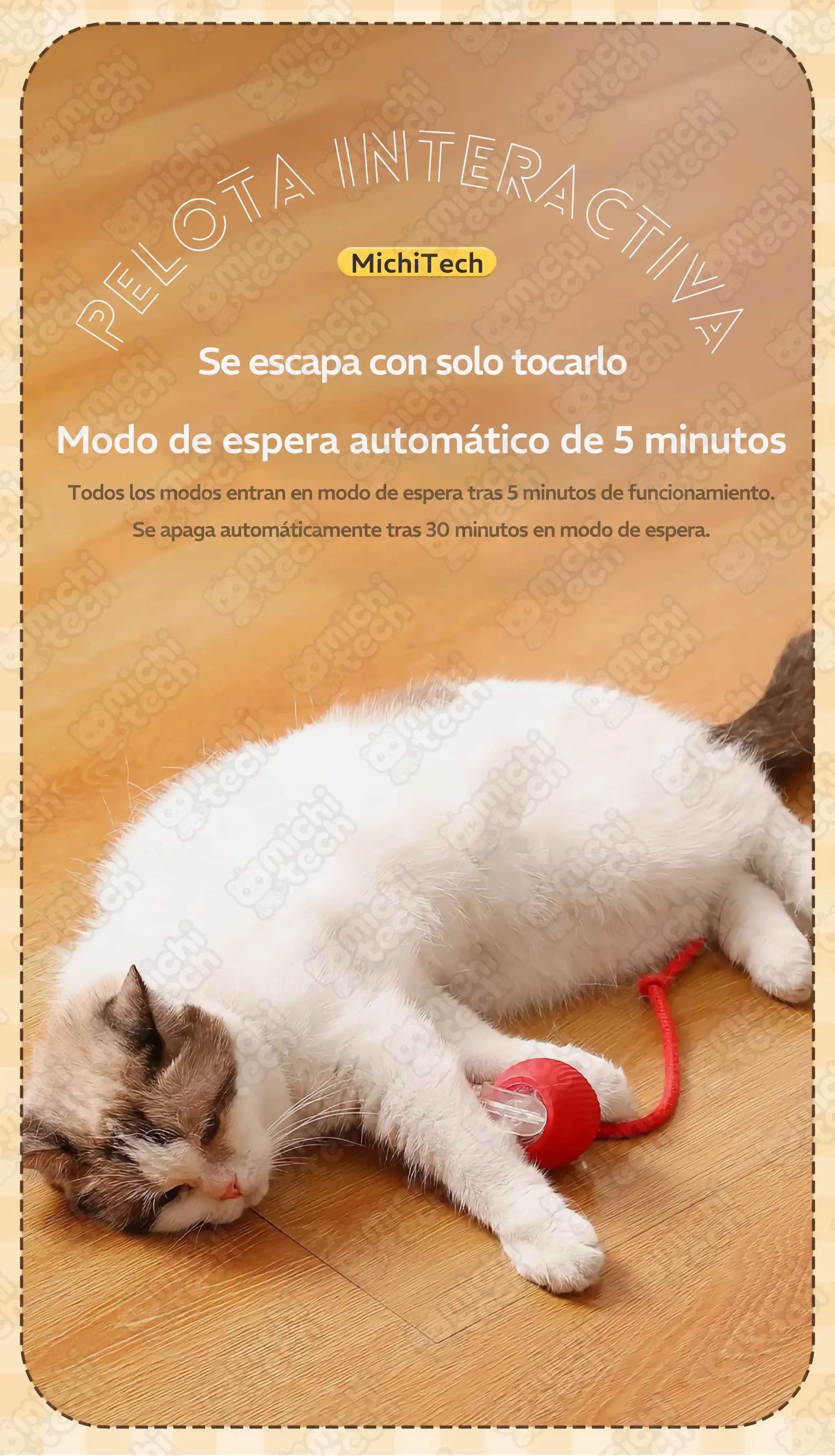 Juguete_Pelota_Interactiva_Cola_MichiTech_Gatos.16 - 🦋 Juguete Cazamariposas Interactivo MichiTech para Gatos