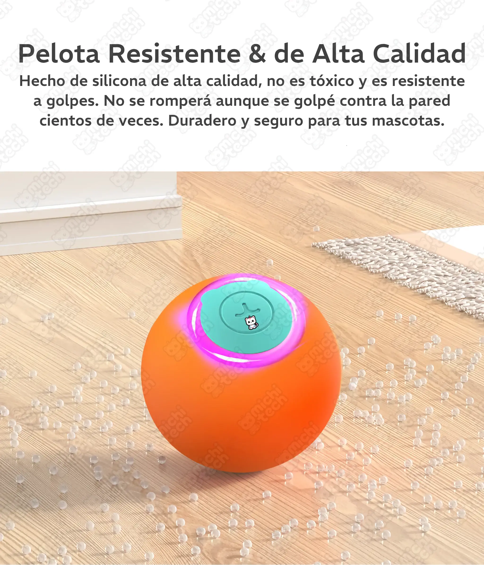 Juguete Pelota Saltarina Interactiva MichiTech para Gatos Juguete_Pelota_Saltarina_Interactiva_MichiTech_Gatos.11 - 🎾 Pelota Saltarina Interactiva MichiTech para Gatos - Con 3 Modos