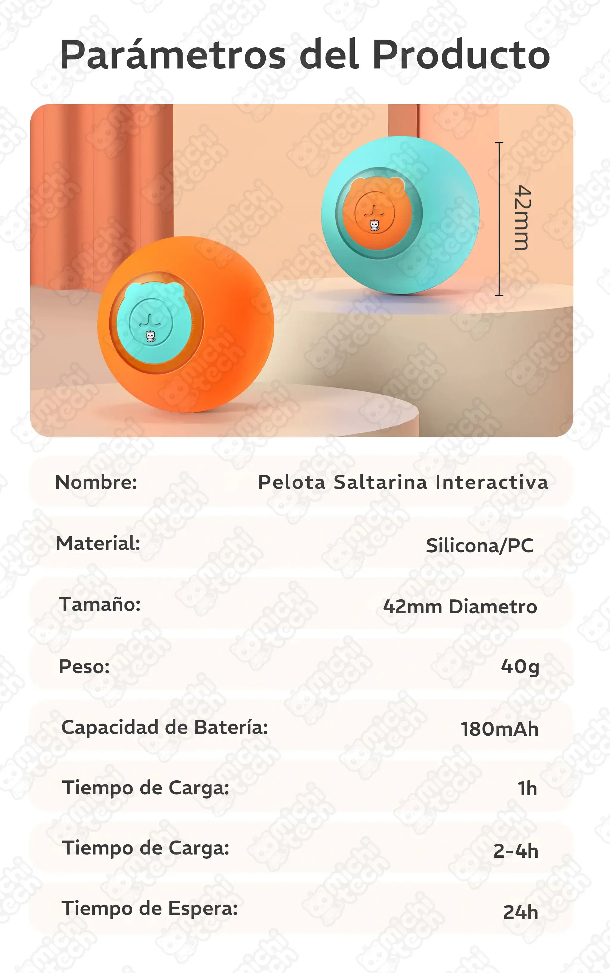 Juguete Pelota Saltarina Interactiva MichiTech para Gatos Juguete_Pelota_Saltarina_Interactiva_MichiTech_Gatos.15 - 🎾 Pelota Saltarina Interactiva MichiTech para Gatos - Con 3 Modos