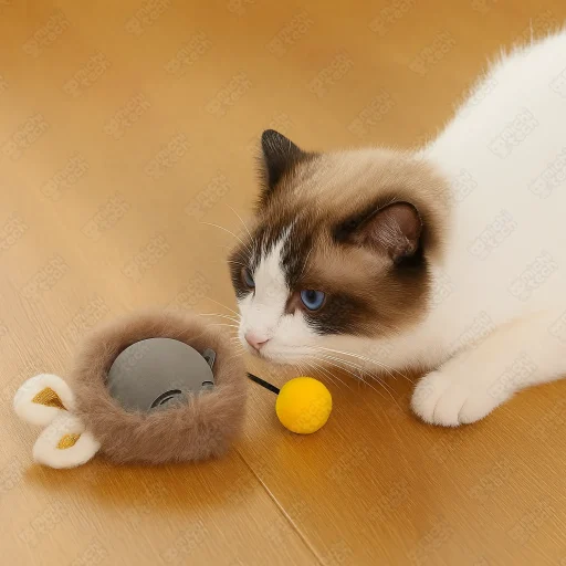 Juguete_Raton_Pelota_Interactiva_MichiTech_Gatos.01 - 🧶 Juguete Pelota Interactiva con Cola MichiTech para Gatos