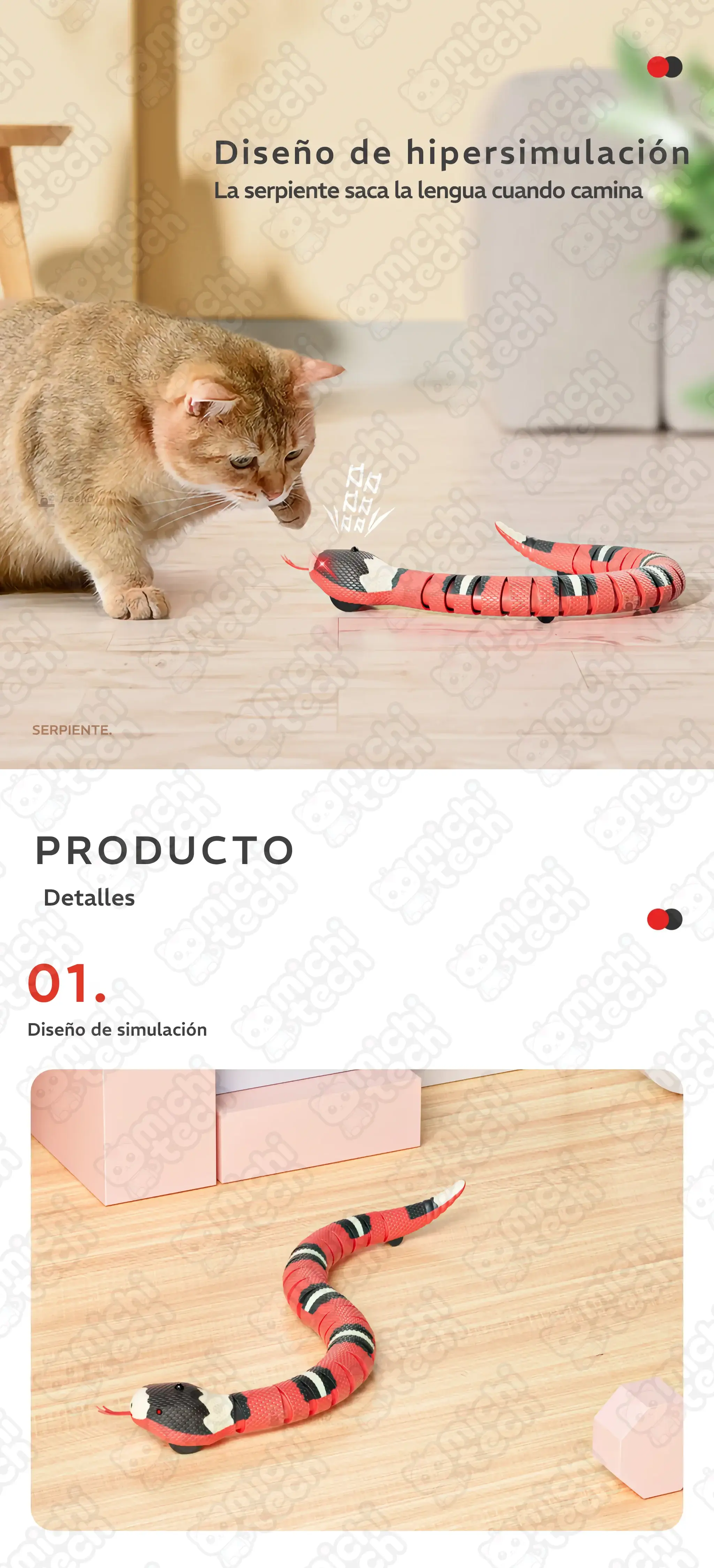 Juguete_Serpiente_Interactiva_MichiTech_Gatos.07 - 🐍 Juguete Serpiente Interactiva MichiTech para Gatos - Caza Activa