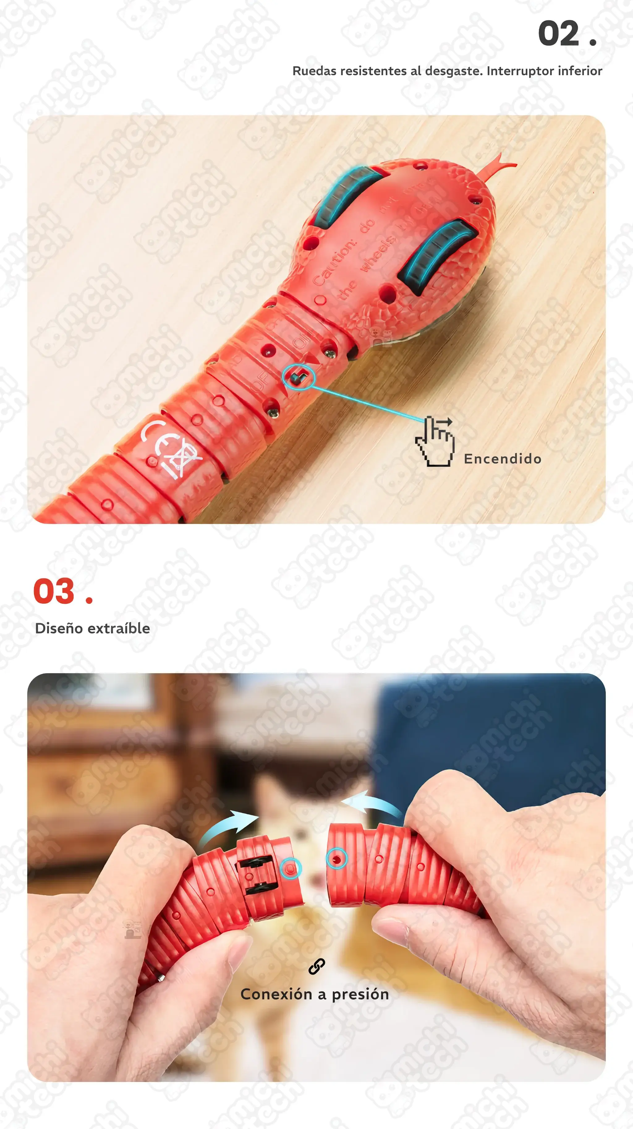 Juguete_Serpiente_Interactiva_MichiTech_Gatos.08 - 🐍 Juguete Serpiente Interactiva MichiTech para Gatos - Caza Activa