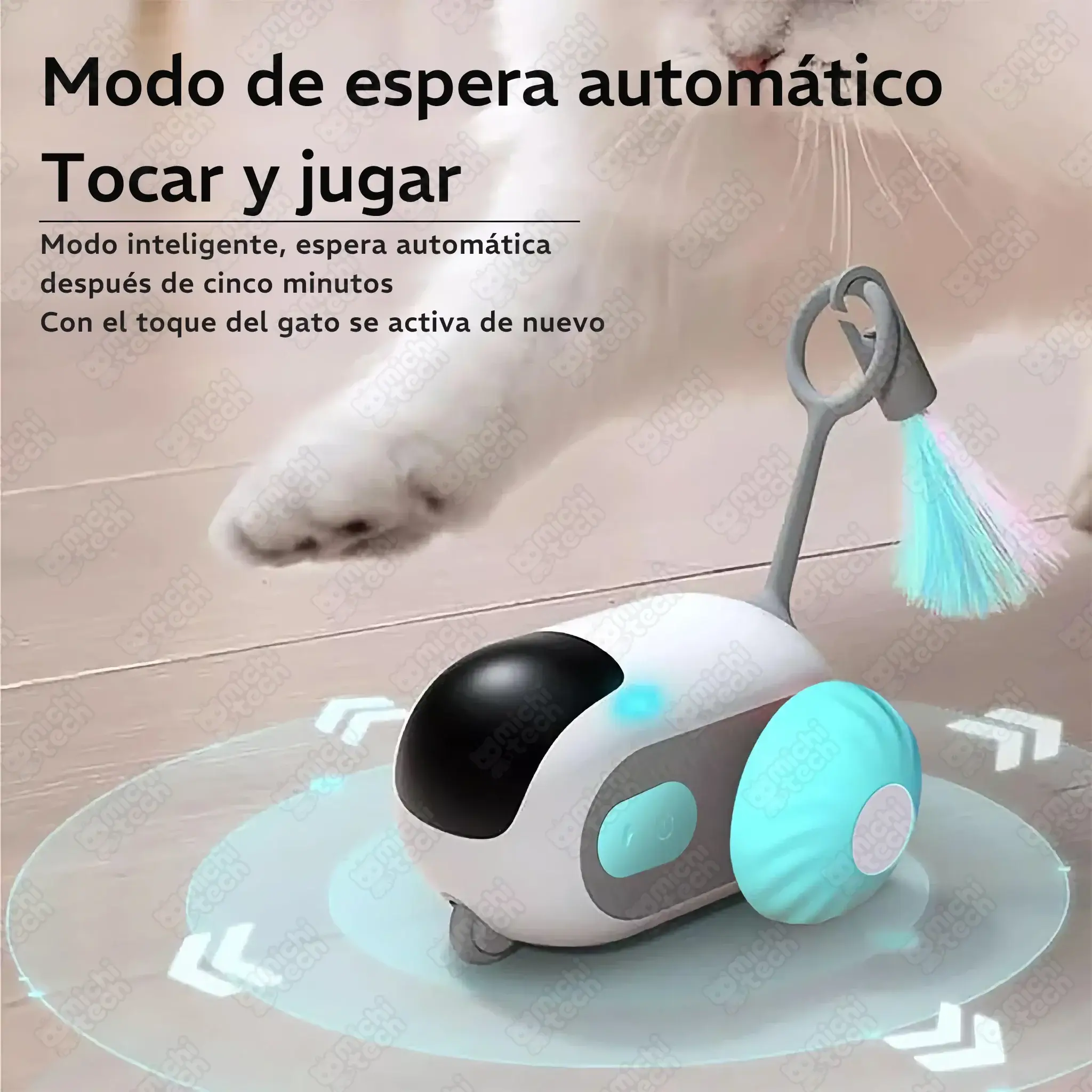 Juguete Teledirigido Interactivo MichiTech para Gatos Juguete_Teledirigido_Interactivo_MichiTech_Gatos.08 - 🚗 Juguete Teledirigido Interactivo MichiTech para Gatos - Recargable