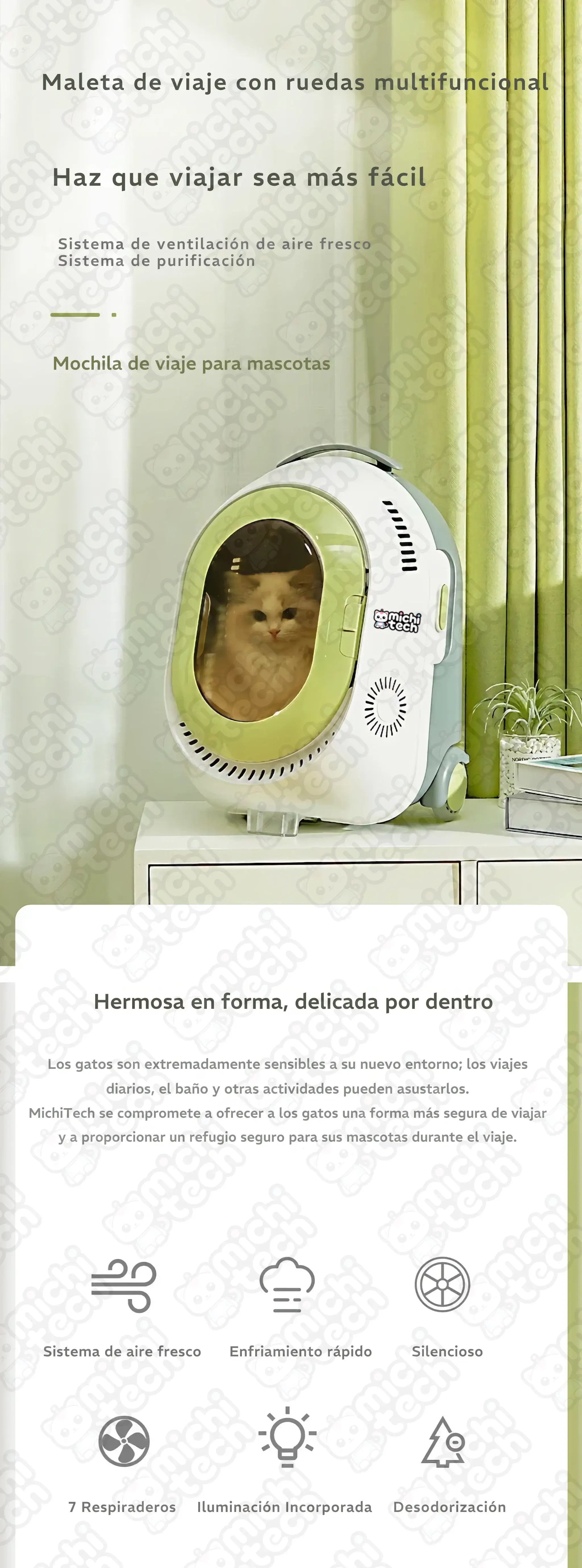 Maleta Transportin MichiTech para Gatos Maleta_Transportin_MichiTech_Gatos.02 - 🧳 Maleta Transportín MichiTech con Ruedas y Aire Fresco para Gatos