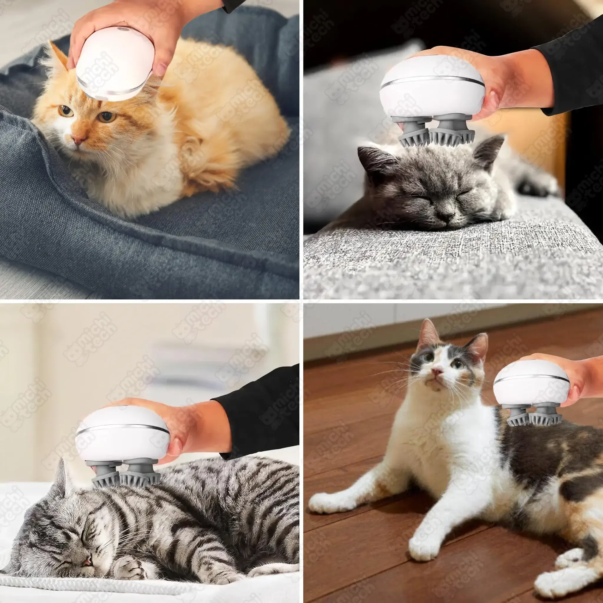 Masajeador_MichiTech_Gatos.06 - 💆🏻‍♀️ Masajeador MichiTech para Gatos - Relajación con un Botón