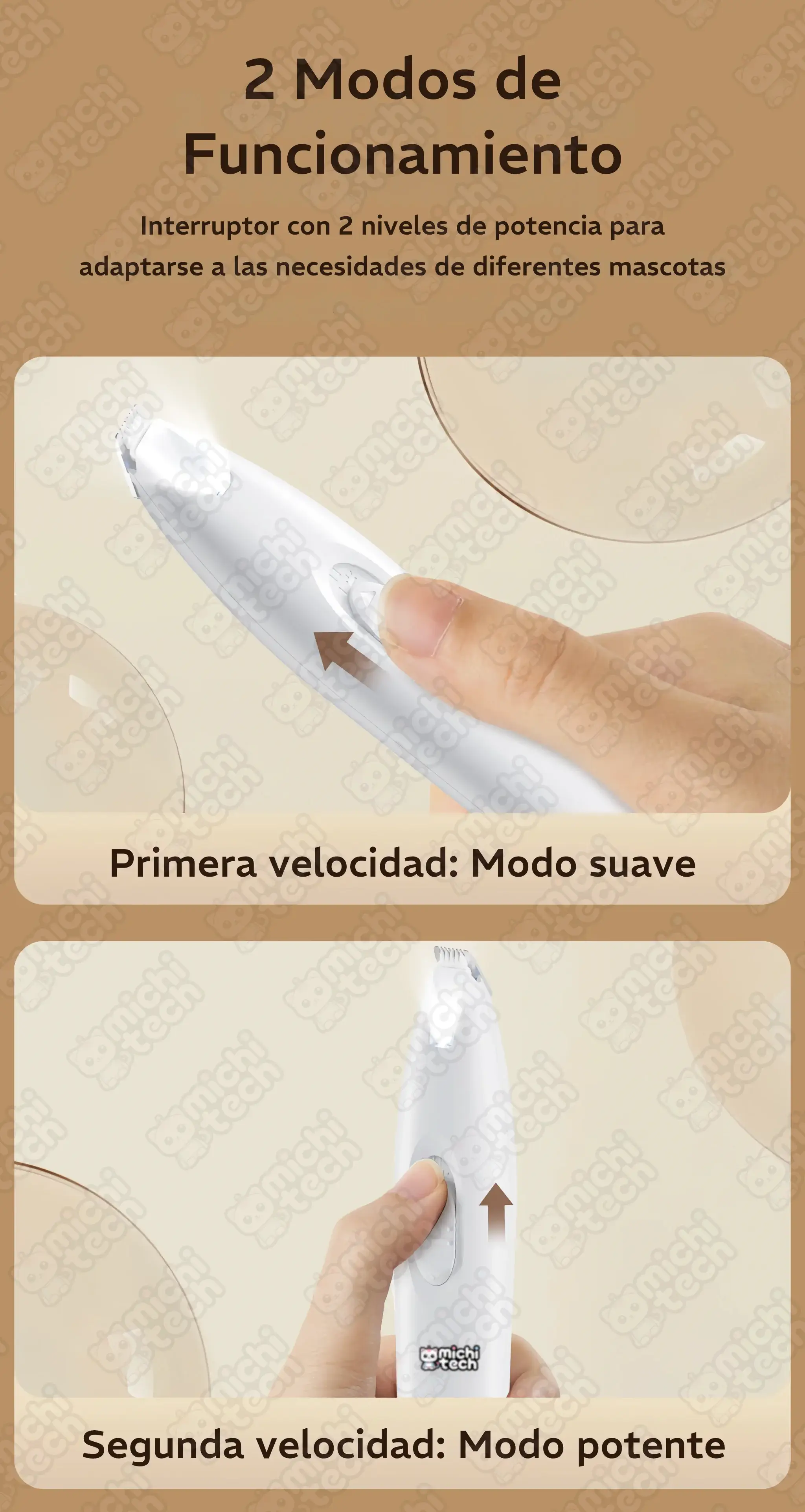 Mini Corta Pelo con Luz LED MichiTech para Gatos Mini_Corta_Pelo_Luz_LED_MichiTech_Gatos.08 - ✂️ Corta Pelo 4 en 1 MichiTech para Gatos - Cuchillas Seguras y Silenciosas