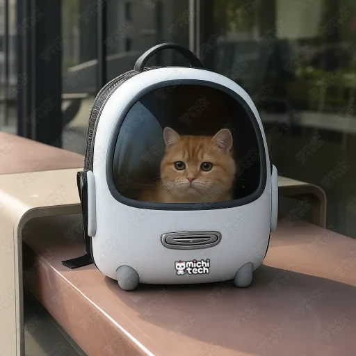 Mochila_Transportin_MichiTech_Gatos.01 - 🎒 Mochila Transportín MichiTech con Ventilación para Gatos