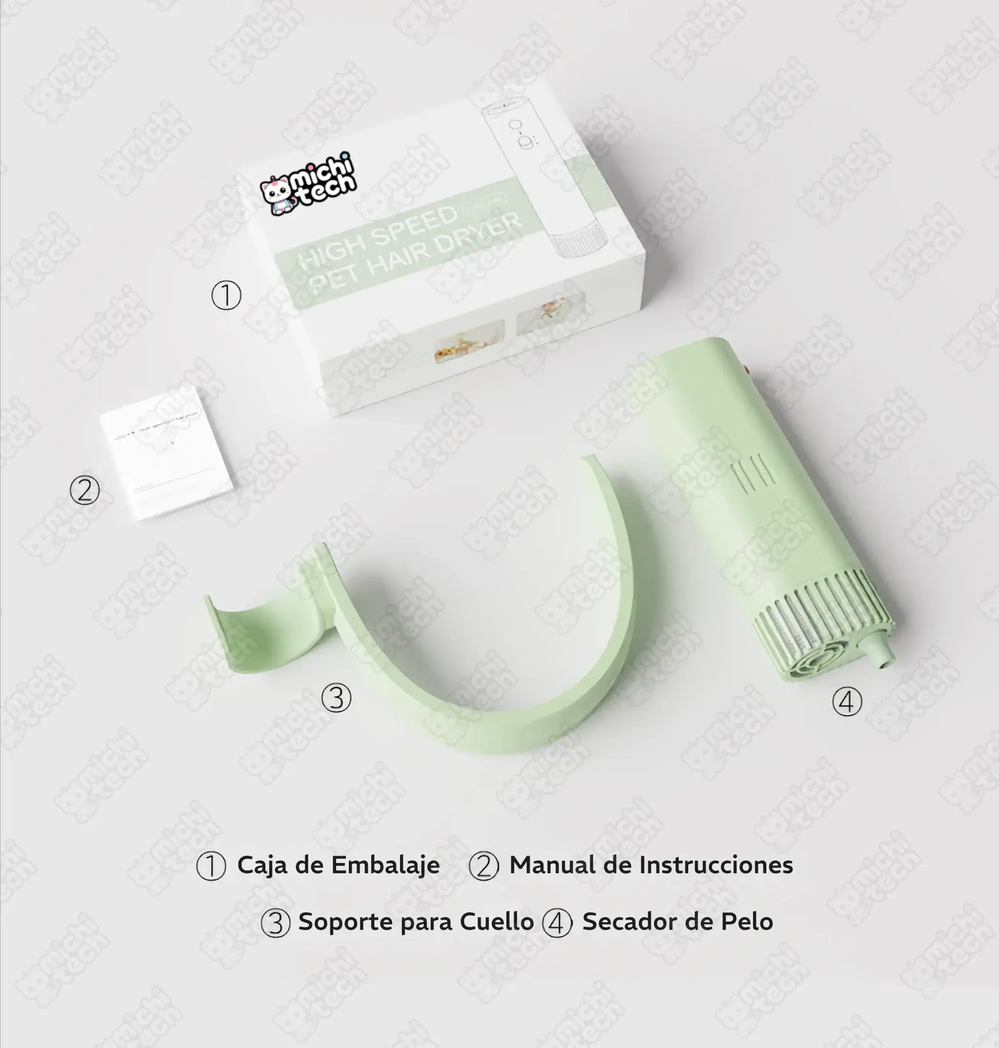 Secador_Manos_Libres_MichiTech_Gatos.09 - 🌬 Secador Manos Libres MichiTech para Gatos - Viento Potente y Silencioso